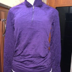 0421 Lululemon women’s rare Run Briskly 1/2 zip